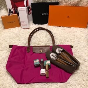 Long Champ Bag (Free 4 La Mer items, YSL Lipstick & Shoes on the Pictures)